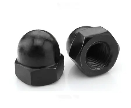Čierny zinkový oxid din1587 Hex Ded Cap orechy